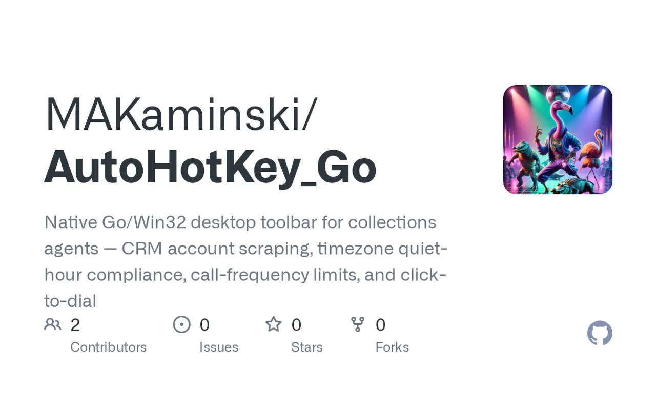 AutoHotKey Go — screenshot