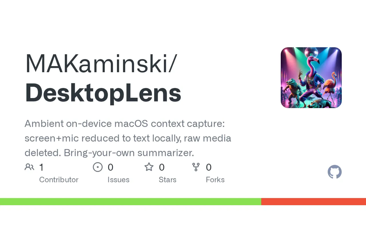 DesktopLens — screenshot