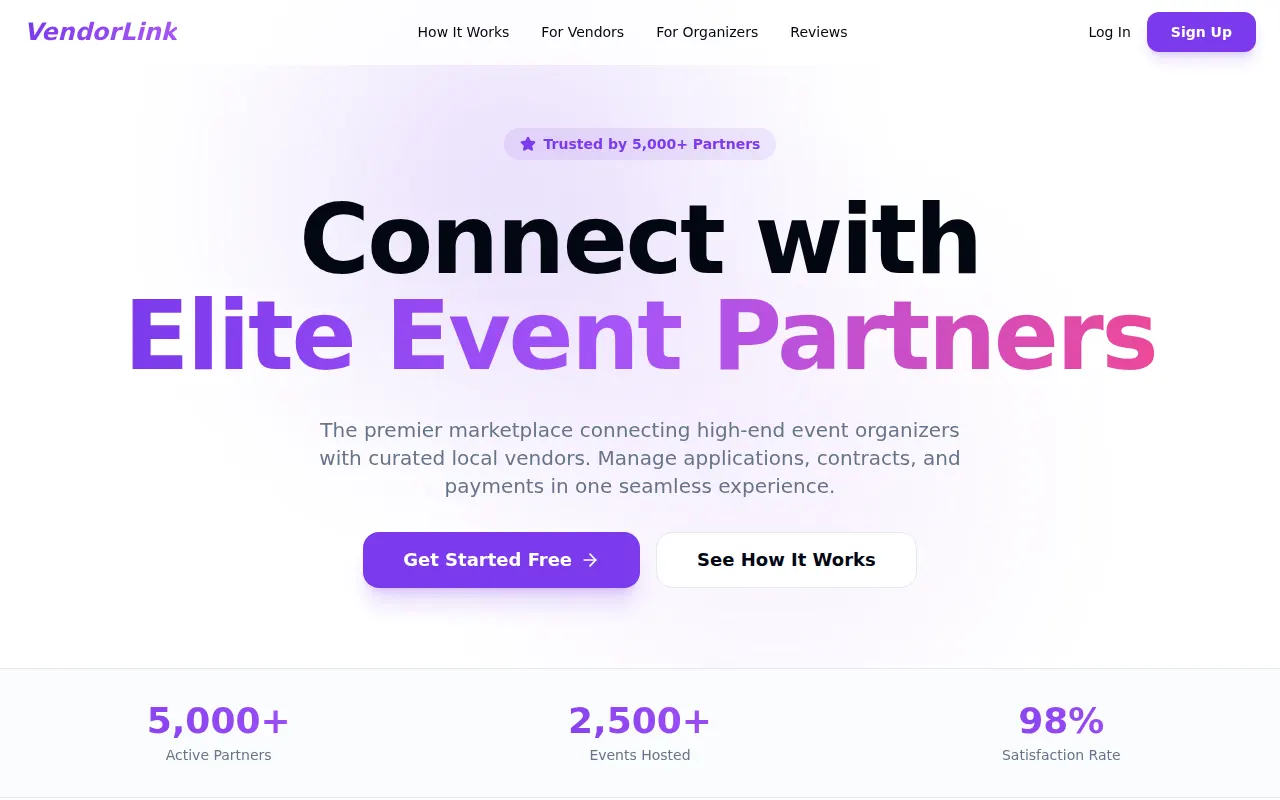 VendorLink — screenshot